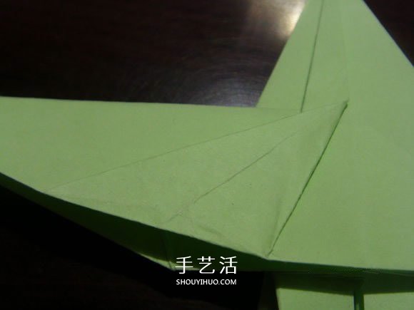 手工鶴舞折紙圖解教程 立體紙鶴的折法過程 -  rpnrmr.com