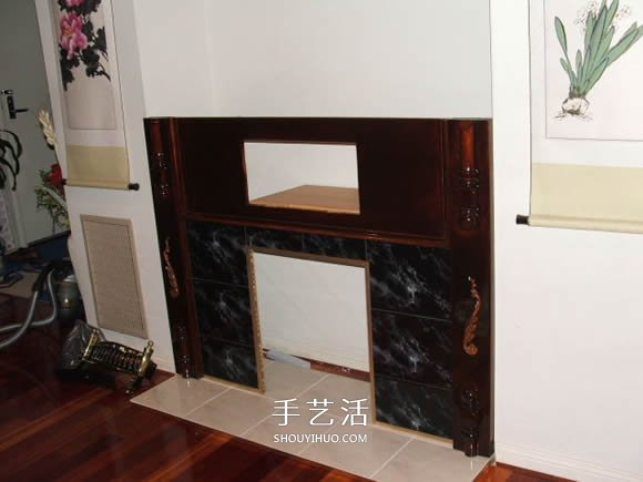 自制仿古壁爐的方法 仿古壁爐DIY制作過程 -  rpnrmr.com