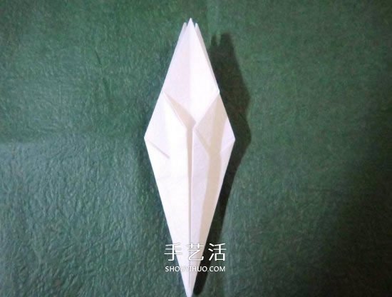 鐵炮百合的折紙過程圖解 手工折鐵炮百合步驟 -  rpnrmr.com