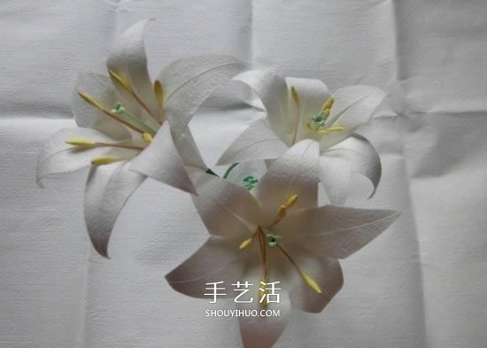 鐵炮百合的折紙過程圖解 手工折鐵炮百合步驟 -  rpnrmr.com