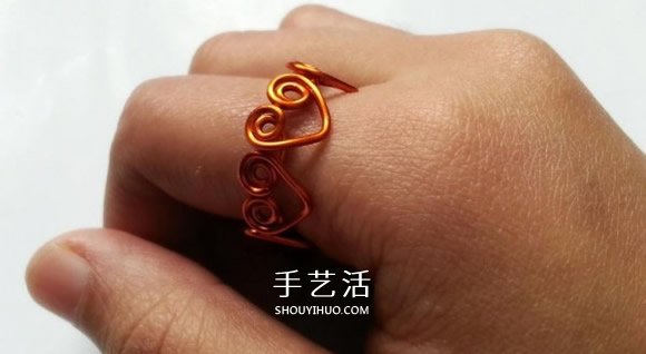 情人節(jié)送女友的心連心戒指DIY制作圖解 -  rpnrmr.com