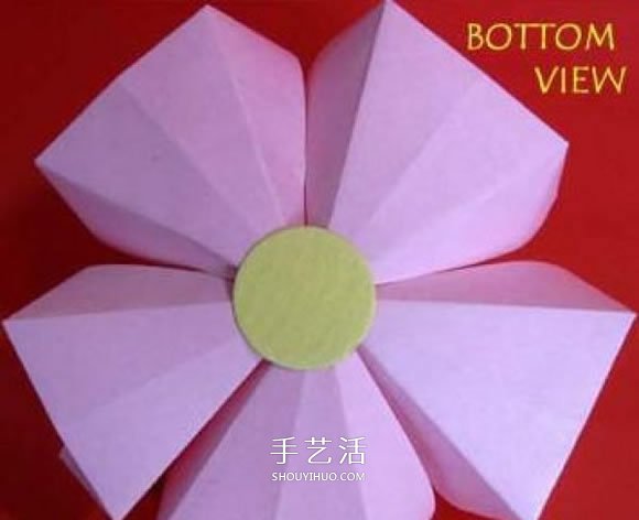 手工海棠花的折法圖解 折紙海棠花的方法步驟 -  rpnrmr.com