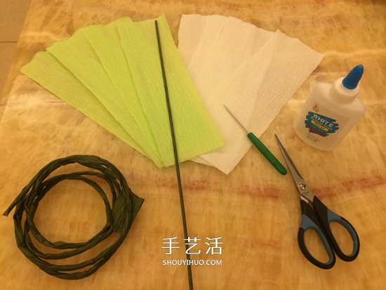 重陽(yáng)節(jié)紙菊花的做法 皺紋紙手工制作菊花圖解 -  rpnrmr.com