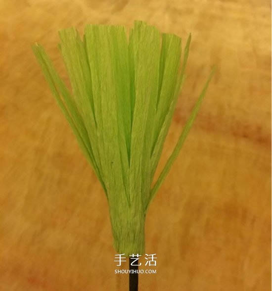 重陽(yáng)節(jié)紙菊花的做法 皺紋紙手工制作菊花圖解 -  rpnrmr.com