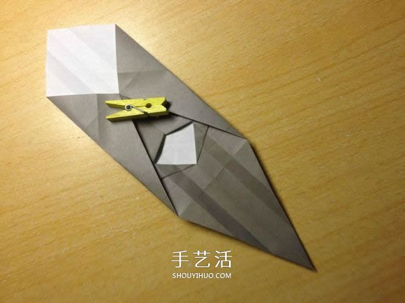 挖土機(jī)的折紙方法圖解 手工挖掘機(jī)的折法過程 -  rpnrmr.com