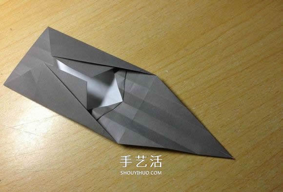 挖土機(jī)的折紙方法圖解 手工挖掘機(jī)的折法過程 -  rpnrmr.com