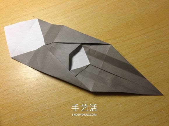 挖土機(jī)的折紙方法圖解 手工挖掘機(jī)的折法過程 -  rpnrmr.com