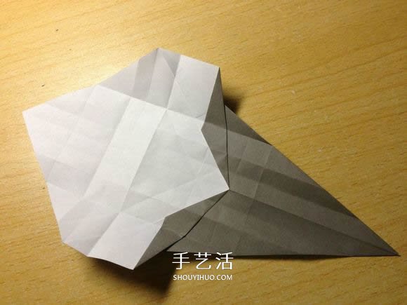挖土機(jī)的折紙方法圖解 手工挖掘機(jī)的折法過程 -  rpnrmr.com