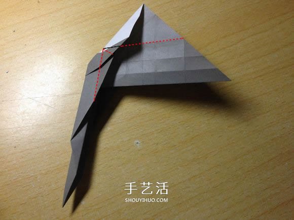 挖土機(jī)的折紙方法圖解 手工挖掘機(jī)的折法過程 -  rpnrmr.com