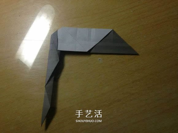 挖土機(jī)的折紙方法圖解 手工挖掘機(jī)的折法過程 -  rpnrmr.com