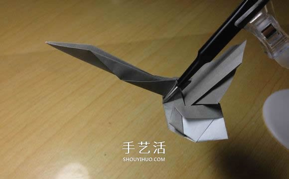 挖土機(jī)的折紙方法圖解 手工挖掘機(jī)的折法過程 -  rpnrmr.com