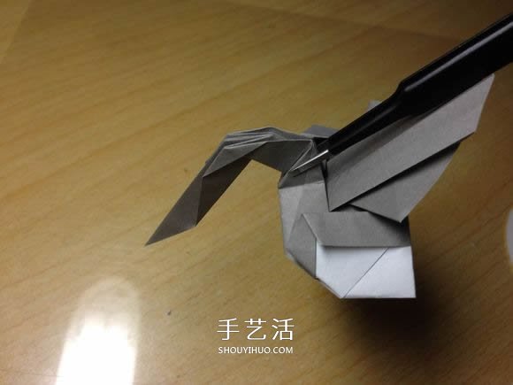 挖土機(jī)的折紙方法圖解 手工挖掘機(jī)的折法過程 -  rpnrmr.com