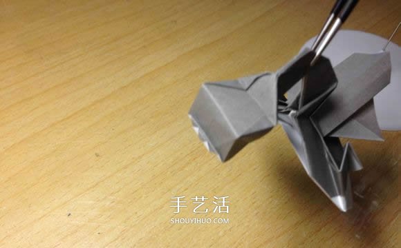 挖土機(jī)的折紙方法圖解 手工挖掘機(jī)的折法過程 -  rpnrmr.com