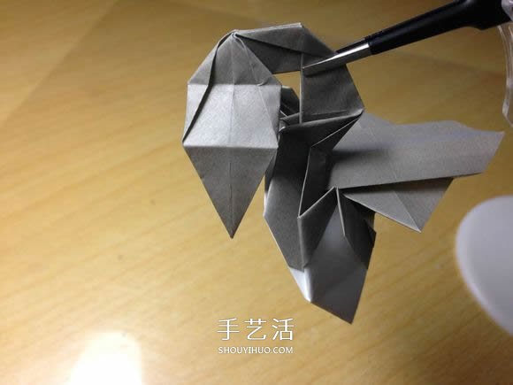挖土機(jī)的折紙方法圖解 手工挖掘機(jī)的折法過程 -  rpnrmr.com