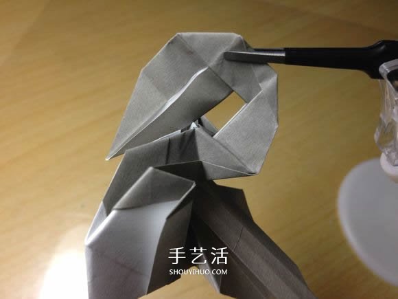 挖土機(jī)的折紙方法圖解 手工挖掘機(jī)的折法過程 -  rpnrmr.com