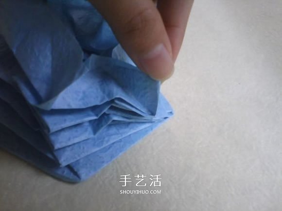 玫瑰花的折紙步驟圖解 手揉紙折25瓣玫瑰花 -  rpnrmr.com