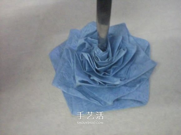 玫瑰花的折紙步驟圖解 手揉紙折25瓣玫瑰花 -  rpnrmr.com