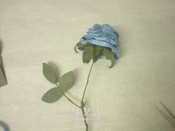 玫瑰花的折紙步驟圖解 手揉紙折25瓣玫瑰花 -  rpnrmr.com