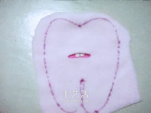 可愛牙寶寶布偶DIY 布藝牙齒寶寶玩偶制作 -  rpnrmr.com