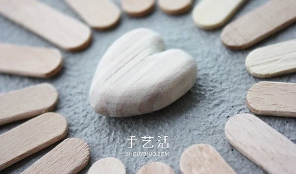 雪糕棍DIY愛心小禮物 自制情人節(jié)愛心禮物教程 -  rpnrmr.com