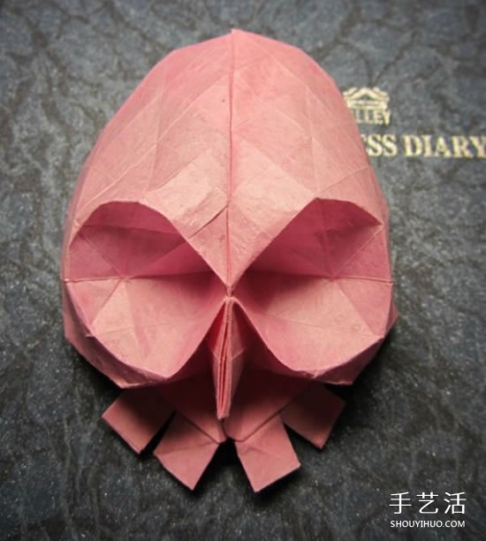 骷髏頭的折紙方法圖解 怎么折骷髏頭的過程 -  rpnrmr.com