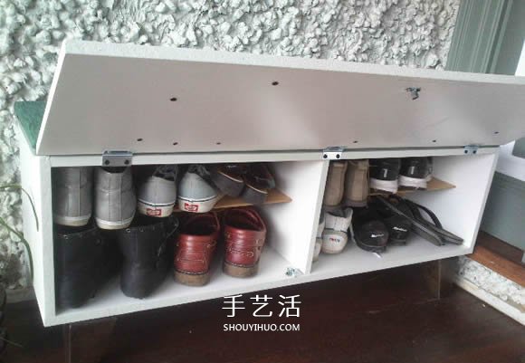 廢料制作鞋柜的教程 DIY木鞋柜的制作方法 -  rpnrmr.com