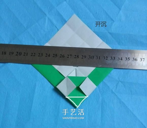 手工小貓的折紙步驟圖 可愛小貓的折法圖解 -  rpnrmr.com