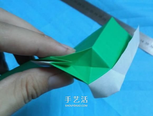 手工小貓的折紙步驟圖 可愛小貓的折法圖解 -  rpnrmr.com