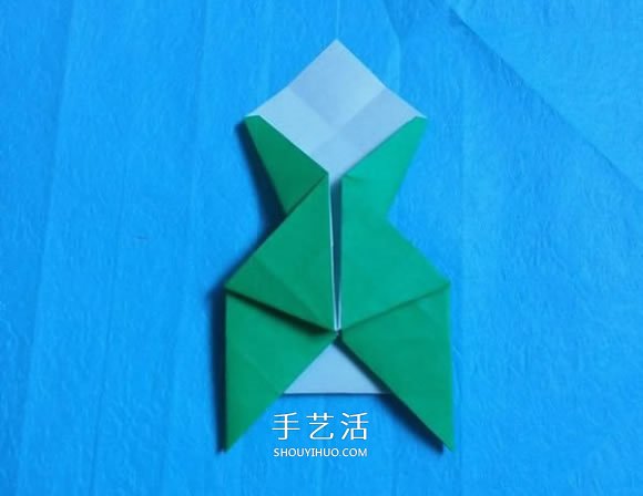 手工小貓的折紙步驟圖 可愛小貓的折法圖解 -  rpnrmr.com