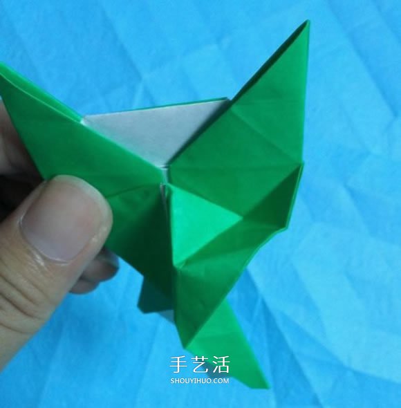 手工小貓的折紙步驟圖 可愛小貓的折法圖解 -  rpnrmr.com
