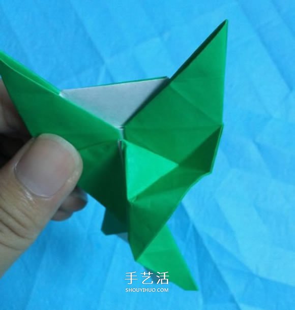 手工小貓的折紙步驟圖 可愛小貓的折法圖解 -  rpnrmr.com