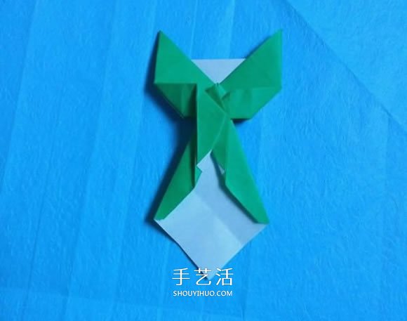 手工小貓的折紙步驟圖 可愛小貓的折法圖解 -  rpnrmr.com