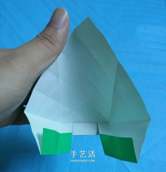 手工小貓的折紙步驟圖 可愛小貓的折法圖解 -  rpnrmr.com
