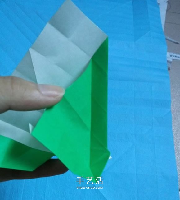 手工小貓的折紙步驟圖 可愛小貓的折法圖解 -  rpnrmr.com