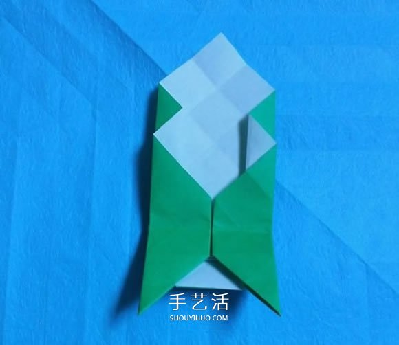 手工小貓的折紙步驟圖 可愛小貓的折法圖解 -  rpnrmr.com