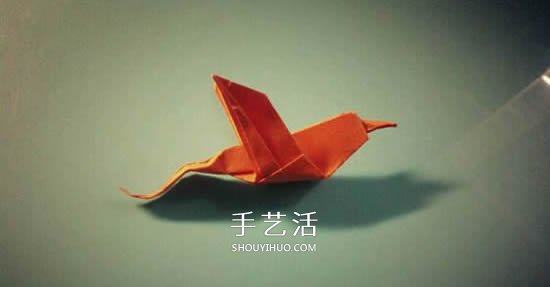 簡(jiǎn)單蜂鳥(niǎo)的折紙方法 手工折紙蜂鳥(niǎo)圖解教程 -  rpnrmr.com