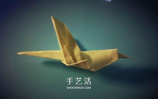 簡(jiǎn)單蜂鳥(niǎo)的折紙方法 手工折紙蜂鳥(niǎo)圖解教程 -  rpnrmr.com