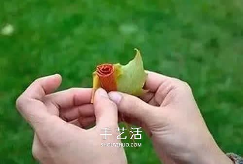 落葉制作玫瑰花圖解 楓葉玫瑰花的做法步驟 -  rpnrmr.com