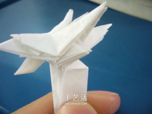 龍頭戒指的折紙方法 手工折紙龍頭戒圖解教程 -  rpnrmr.com