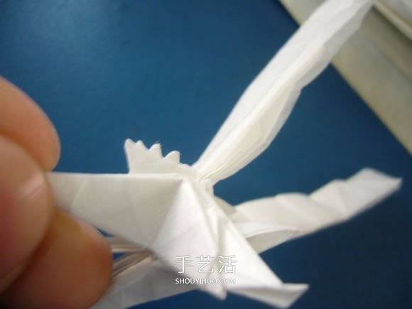 龍頭戒指的折紙方法 手工折紙龍頭戒圖解教程 -  rpnrmr.com