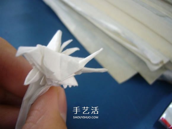 龍頭戒指的折紙方法 手工折紙龍頭戒圖解教程 -  rpnrmr.com
