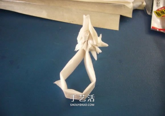 龍頭戒指的折紙方法 手工折紙龍頭戒圖解教程 -  rpnrmr.com