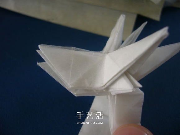 龍頭戒指的折紙方法 手工折紙龍頭戒圖解教程 -  rpnrmr.com