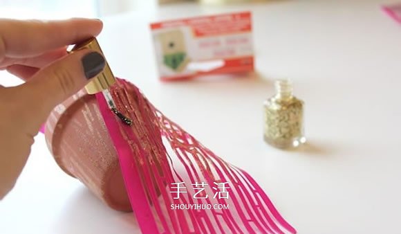 指甲油改造小陶盆圖解 多肉花盆的改造方法 -  rpnrmr.com