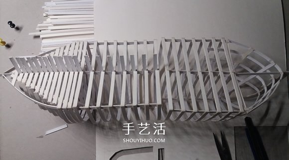 紙制單桅帆船模型制作 精致卡紙帆船手工制作 -  rpnrmr.com
