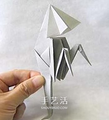 怎么折紙幽靈的方法 萬圣節(jié)折紙幽靈圖解教程 -  rpnrmr.com