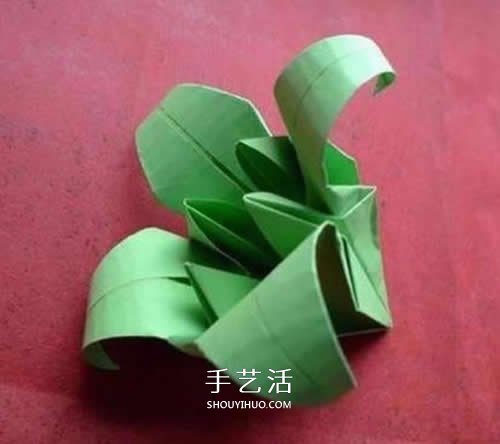 手工折疊百合花圖解 簡(jiǎn)單紙百合的折法步驟 -  rpnrmr.com