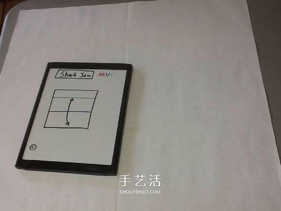 鯊魚嘴的折紙方法圖解 怎么折鯊魚嘴步驟圖 -  rpnrmr.com