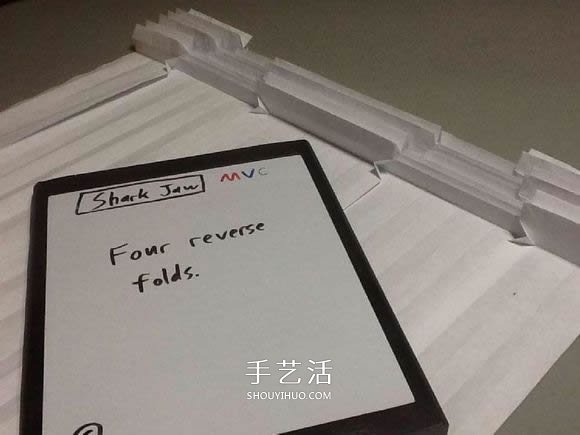 鯊魚嘴的折紙方法圖解 怎么折鯊魚嘴步驟圖 -  rpnrmr.com