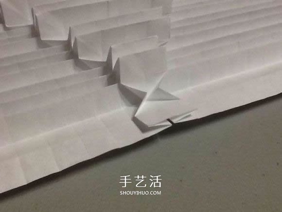 鯊魚嘴的折紙方法圖解 怎么折鯊魚嘴步驟圖 -  rpnrmr.com